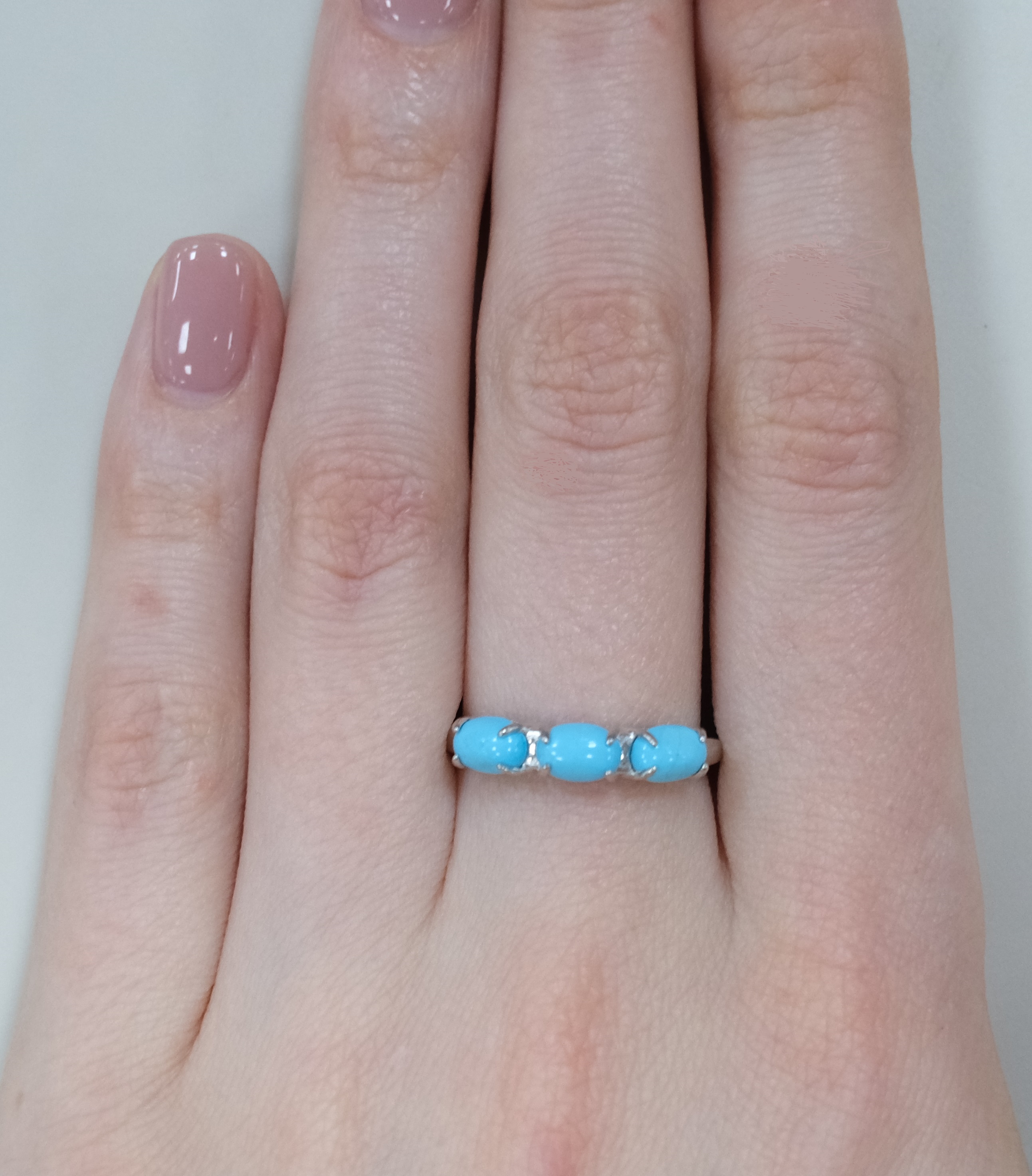 Серебряное кольцо с бирюзой